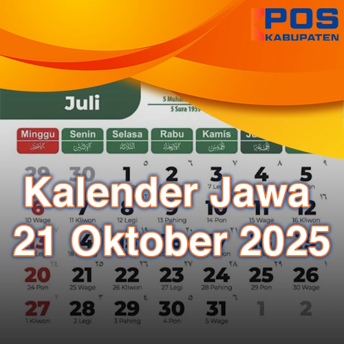 Kalender Jawa dan Primbon  21 Oktober 2025