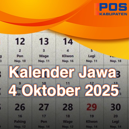 Primbon 4 Oktober 2025: Weton Sabtu Wage